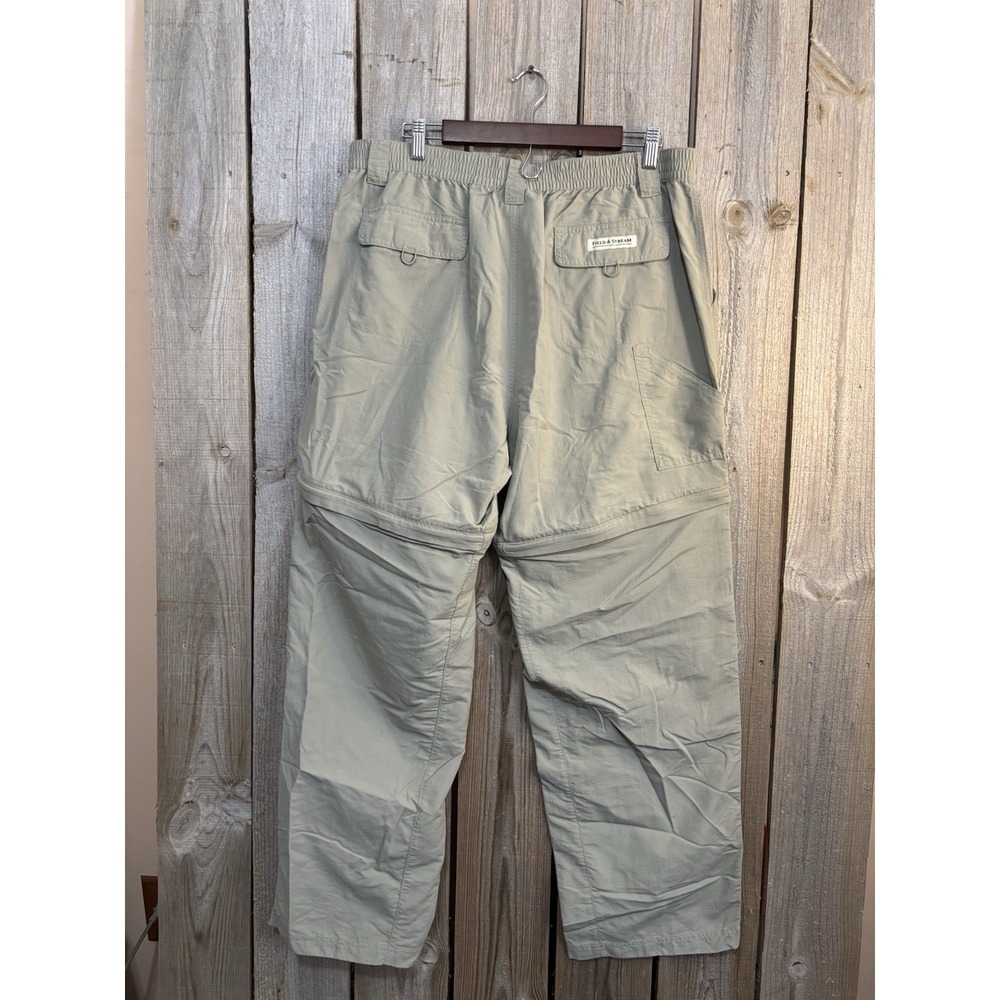 Field & Stream Mens Convertible Cargo Pants Zip Off‎ Shorts Beige 36x31 Outdoors - Picture 4 of 6